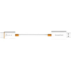 j5create 1.97' ScreenCast HDMI to USB-A Audio/Video Monitor Cable, Male to Male, White (JVAW56)