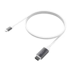j5create 6' USB-C to HDMI Audio/Video Cable, Male to Male, Gray (JCC153G)
