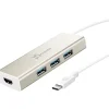 j5create 3-Port USB 3.0 Hub, Silver (JCH451)