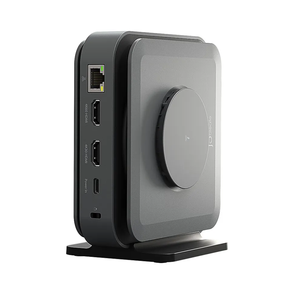 j5create 11-Port USB Type-C Dock Dual 4K HDMI Hub, Space Gray (JCD3199)