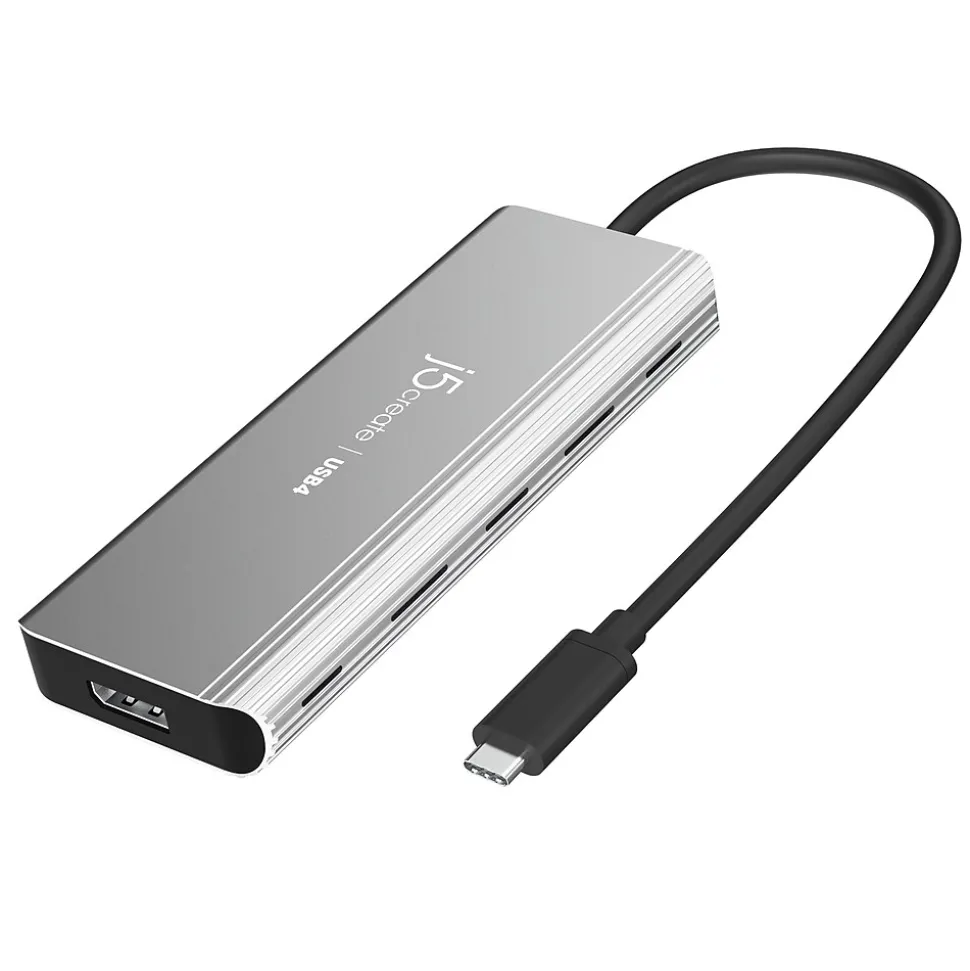 j5create 5-Port USB Type-C Hub, Space Gray (JCD401)