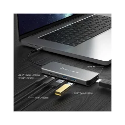 j5create 5-Port USB-C Hub, Space Gray (JCH453)