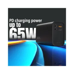 J5Create USB-A/USB-C Power Bank, 26800mAh, Black (JPB26465)