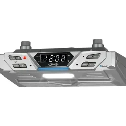 Jensen Under-Cabinet Voice-Controlled Wireless Music System, Silver (JAS-725)