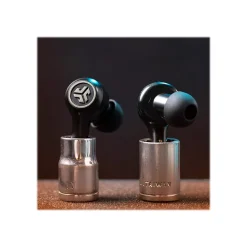 JLab Epic Air ANC Wireless Active Noise Canceling Earbuds Headphones, Bluetooth, Black (EBJBUDSAIRANCRBLK82)
