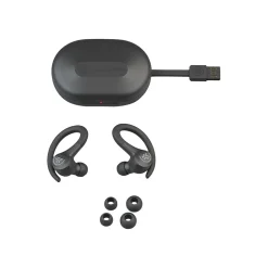 JLab GO Air Sport Wireless Earbuds, Bluetooth, Graphite (EBGAIRSPRTRBLK124)
