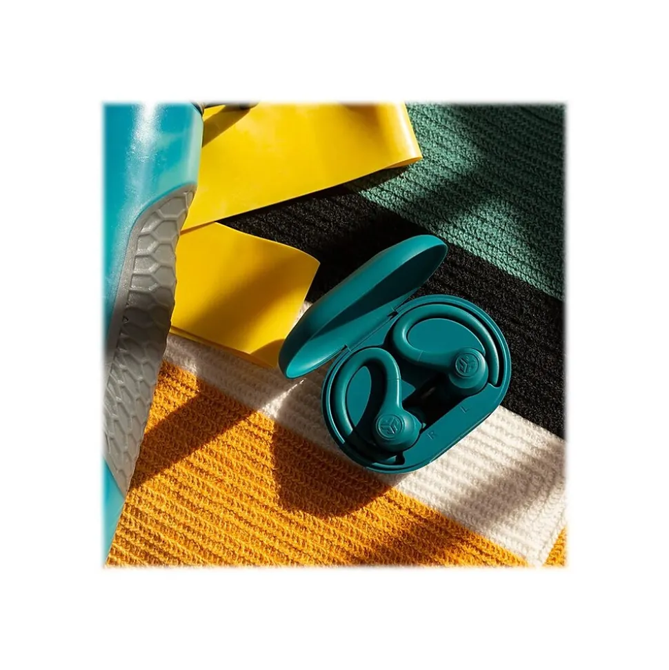 JLab GO Air Sport Wireless Earbuds, Bluetooth, Teal (EBGAIRSPRTRTEL124)