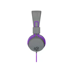 JLab JBuddies Studio Kids On-Ear Headphones, Graphite/Violet (JKSTUDIO-GRYPRPL-BOX)