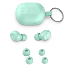 JLab JBuds Mini Wireless Noise Canceling Earbuds, Bluetooth, Mint (EBJBMINIRMNT124)