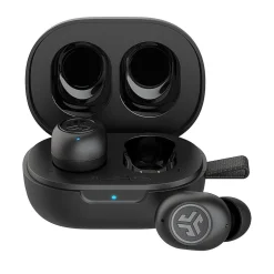 JLab JBuds Mini Wireless Noise Canceling Earbuds, Bluetooth, Black (EBJBMINIRBLK124)