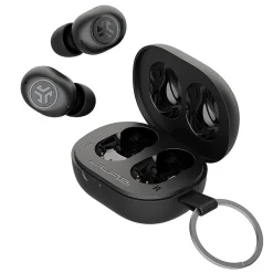 JLab JBuds Mini Wireless Noise Canceling Earbuds, Bluetooth, Black (EBJBMINIRBLK124)