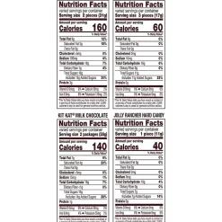 JOLLY RANCHER, KIT KAT and REESE'S Assorted Flavored Snack Size, Candy Party Pack, 34.19 oz (HEC93942)