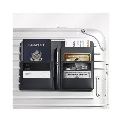 JOURNEY Loc8 RFID Faux Leather Passport Holder, Midnight Black (JTWMN)