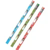 J.R. Moon Pencil Holiday Snowmen Wooden Pencil, 2mm, #2 Medium Lead, Dozen (JRM52071B)