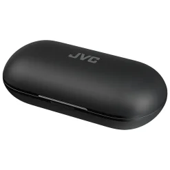 JVC True Wireless Active Noise-Canceling Nearphones with Charging Case, Bluetooth, Black (HANP35TB)