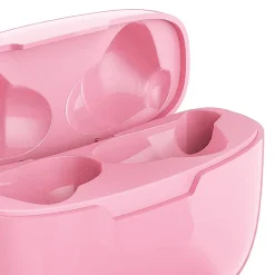 JVC Ultra-Compact True Wireless Earbuds with Charging Case, Bluetooth, Pink (HAD5TP)