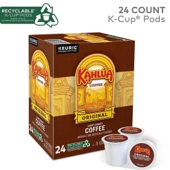 Kahlua Original Blend Coffee Keurig® K-Cup® Pods, Light Roast, 24/Box (PB4141)