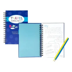 Kahootie Co. Travel Journal For Kids Hardcover Journal, 5.5