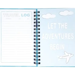 Kahootie Co. Travel Journal For Kids Hardcover Journal, 5.5