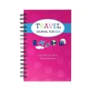 Kahootie Co. Travel Journal For Kids Hardcover Journal, 5.5" x 8.5", Wide Ruled, Pink, 60 Pages (TRAVP-H)