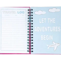 Kahootie Co. Travel Journal For Kids Hardcover Journal, 5.5