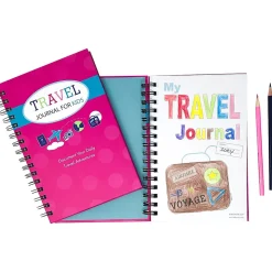 Kahootie Co. Travel Journal For Kids Hardcover Journal, 5.5