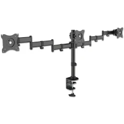 Kantek Articulating Multiple Monitor Arms for Three Monitors, Desk Mount (KTKMA230)