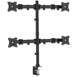 Kantek Articulating Multiple Monitor Arms for Four Monitors, Desk Mount (KTKMA240)