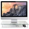 Kantek Glass Monitor Riser, 22 x 8 1/4 x 3 1/4, Clear (KTKMS370)