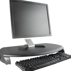 Kantek Monitor Stand, Up to 21" Monitor, Black (MS280B)