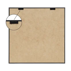 Kate & Laurel F2 Images Succulent 7 Cork Bulletin Board, Gold Frame, 1' x 1' (222048)