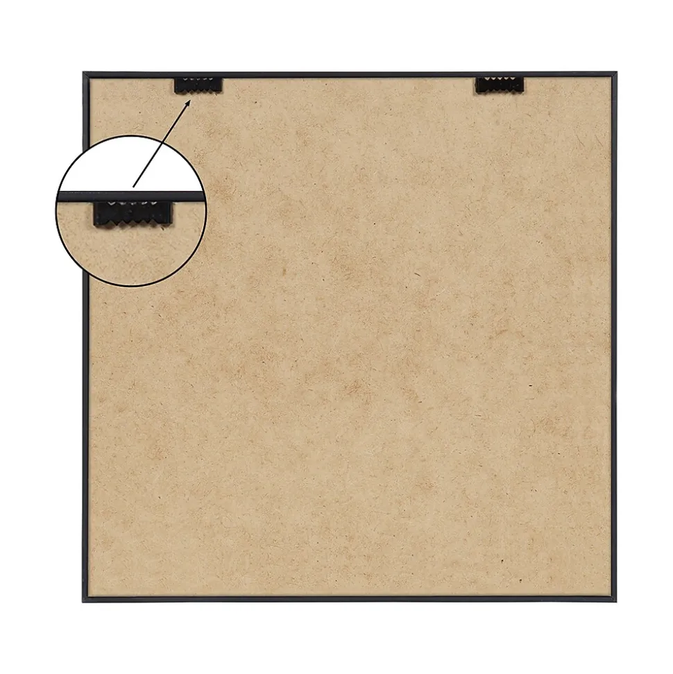 Kate & Laurel F2 Images Succulent 7 Cork Bulletin Board, Gold Frame, 1' x 1' (222048)