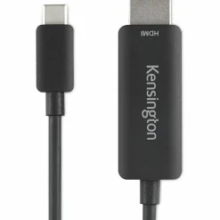 Kensington 6' HDMI to USB-C Cable, Male to Male, Black (K38343WW)