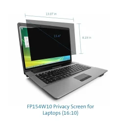 Kensington Anti-Glare Reversible Privacy Screen for 15.4" Widescreen Laptop, 16:10 (K52104WW)