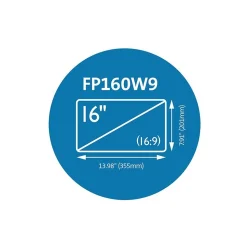 Kensington Anti-Glare Reversible Privacy Screen for 16