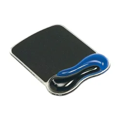 Kensington Duo Gel Mouse Pad/Wrist Rest Combo, Black/Blue (62401)