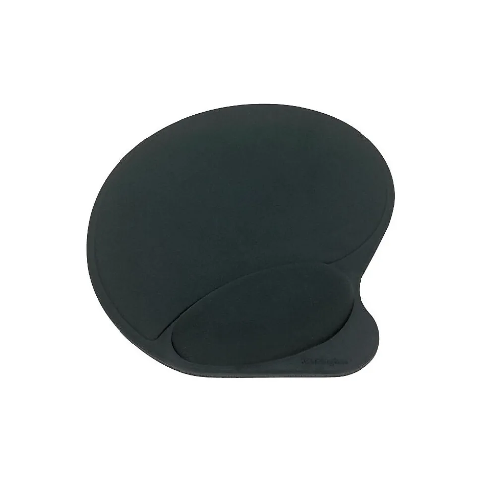 Kensington Ergonomic Wrist Pillow Gel Mouse Pad/Wrist Rest, Non-Skid Base, Black (L57822US)