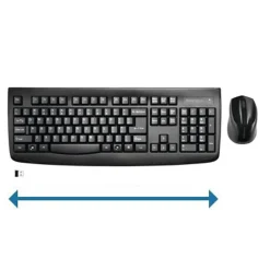 Kensington Keyboard for Life Wireless Desktop Combo Set, Black (K75231US)