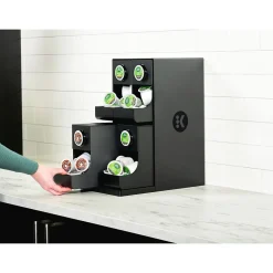 Keurig 4-Compartment Coffee Organizer, Black (5000380138)
