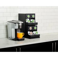 Keurig 4-Compartment Coffee Organizer, Black (5000380138)