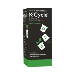 Keurig® K-Cycle Cardboard Recycling Bin, for K-Cup® Pods, 10.39 Gallon, Multicolor, 5/Pack (5000350631)