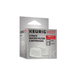 Keurig® Replacement White Charcoal Water Filter Cartridges, 2/Pack (5084)