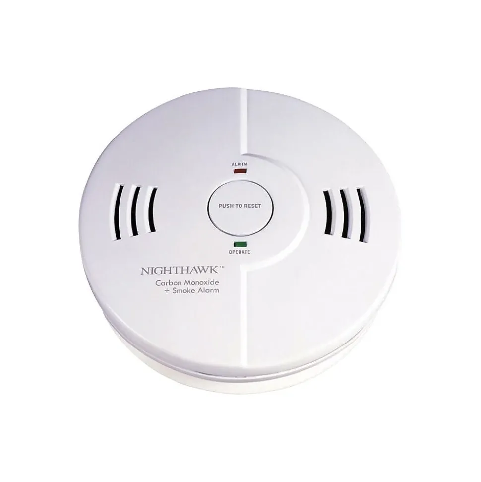 Kidde Nighthawk Dual Sensor Battery Ionization Photoelectric Powered Smoke Alarm (9000102)