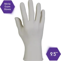 Kimberly-Clark Professional Sterling Nitrile Exam Gloves, X-Large, Silver, 170/Box (50709)