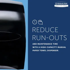 Kimberly-Clark Sanitouch Hardwound Paper Towel Dispenser, Smoke (09996)