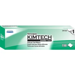 Kimtech SCIENCE KIMWIPES Delicate Task Nylon Cleaning Wipers, 11.8", White, 198 Wipers/Box, 15/Carton (34133)