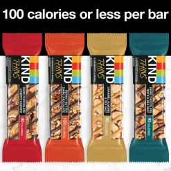 KIND Thins Gluten Free Bar Variety Pack, 14.8 oz., 20 Bars/Box (41891)