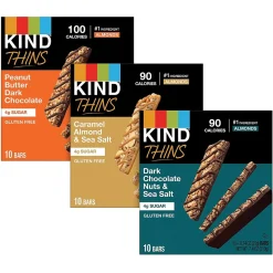 KIND Thins Variety Pack, 0.74 oz, 30/oxX (600-00776)