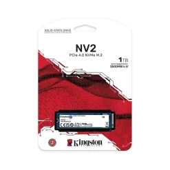 Kingston NV2 1TB M.2 2280 PCIe 4.0 NVMe Internal Solid State Drive, 3D-NAND (SNV2S/1000GBK)