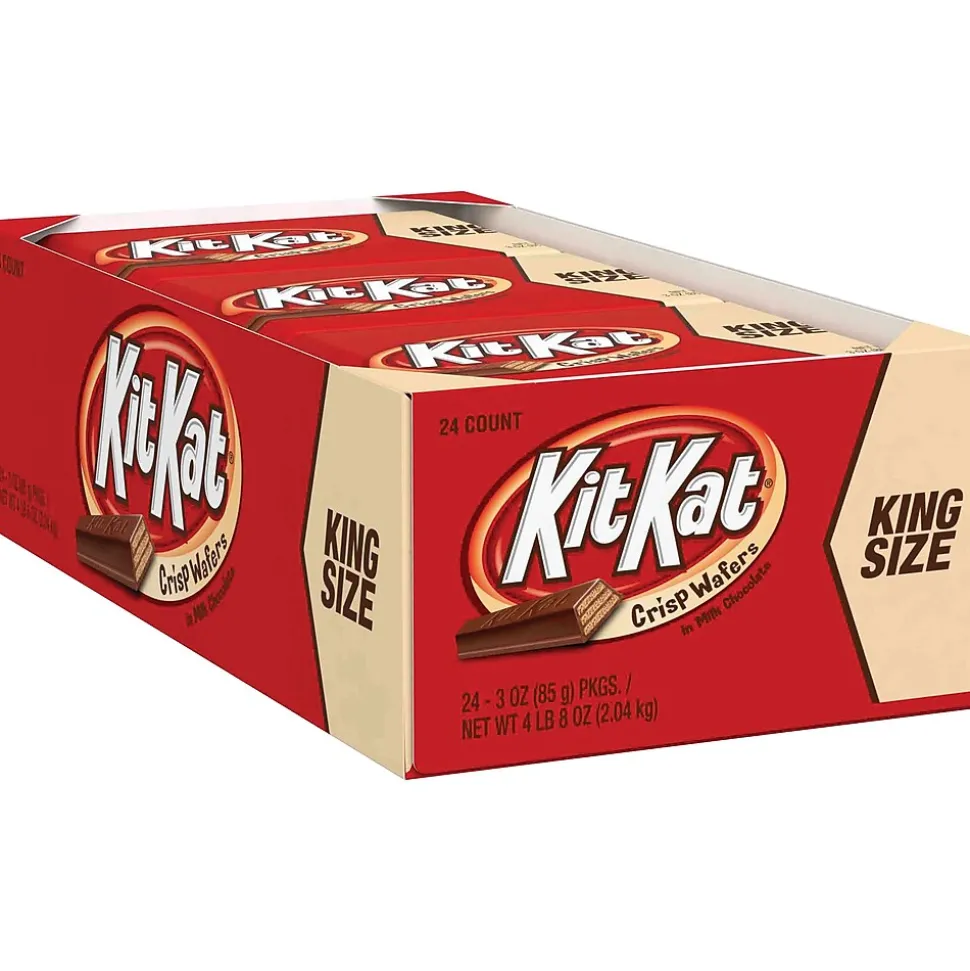 Kit Kat King Size Wafer Bars, 3 oz., 24/Box (HEC22600)